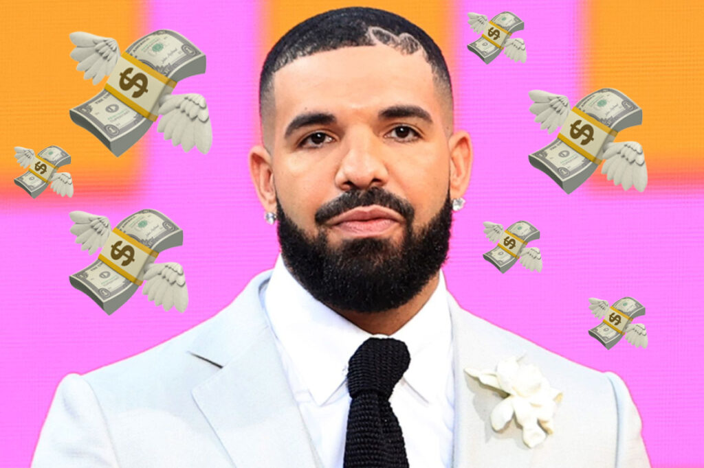 Drake with money